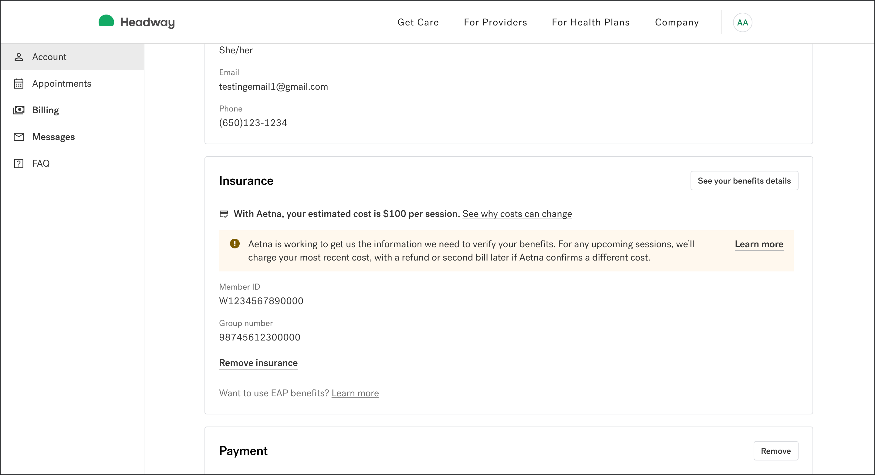 Navigating a benefit reset – Headway